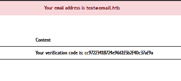 login token in email