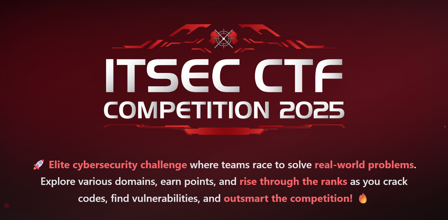 Featured image of post ITSEC CTF 2025